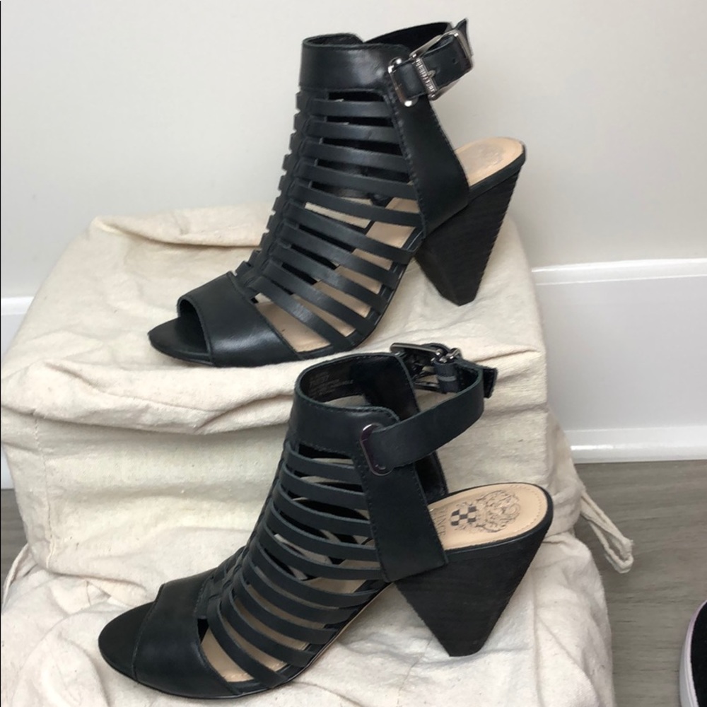 Vince Camuto Leather Gladiator Heels
